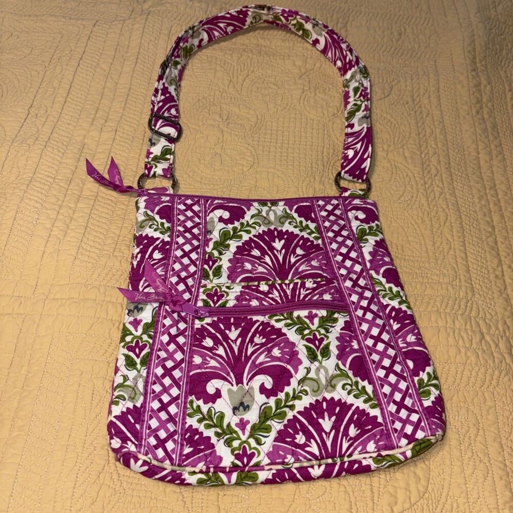 Vera Bradley Hipster Fashion Shoulder Bag Purse  in Julep Tulip Retired print